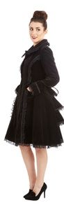 Black Velvet Gothic Steampunk Victorian Jacket